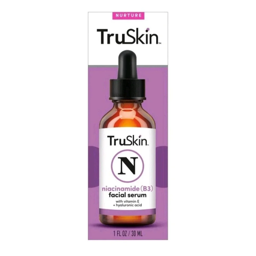 NEW~TruSkin Niacinamide Facial Serum With Vitamin E & Hyaluronic‎ Acid - 1 fl oz